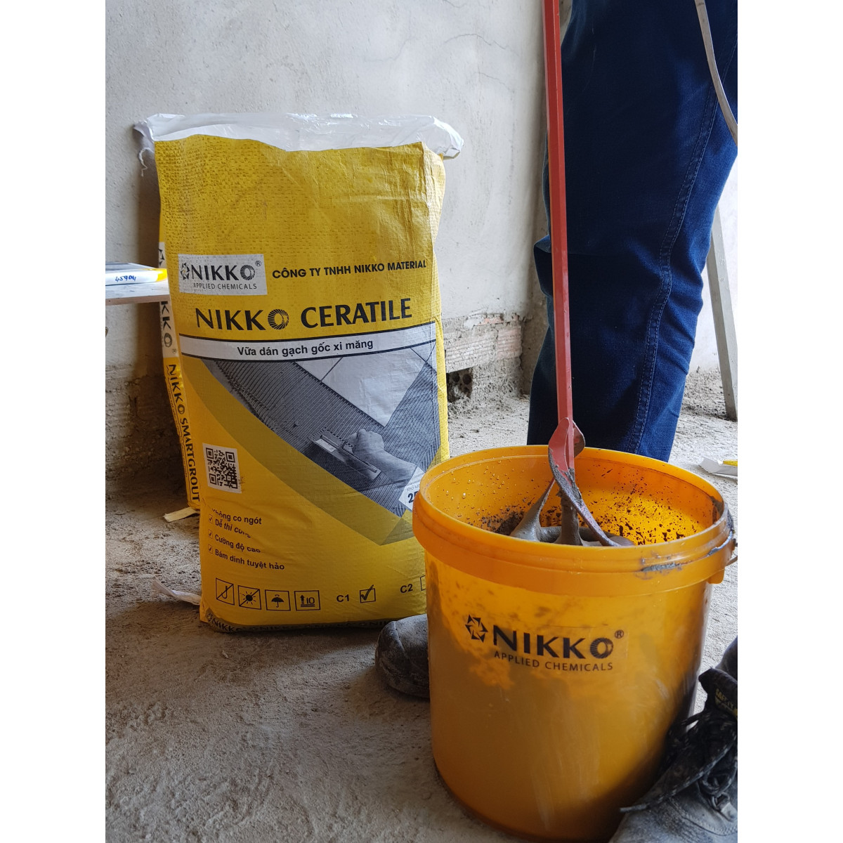 NIKKO CERATILE EXTRA – Vữa dán gạch gốc xi măng
