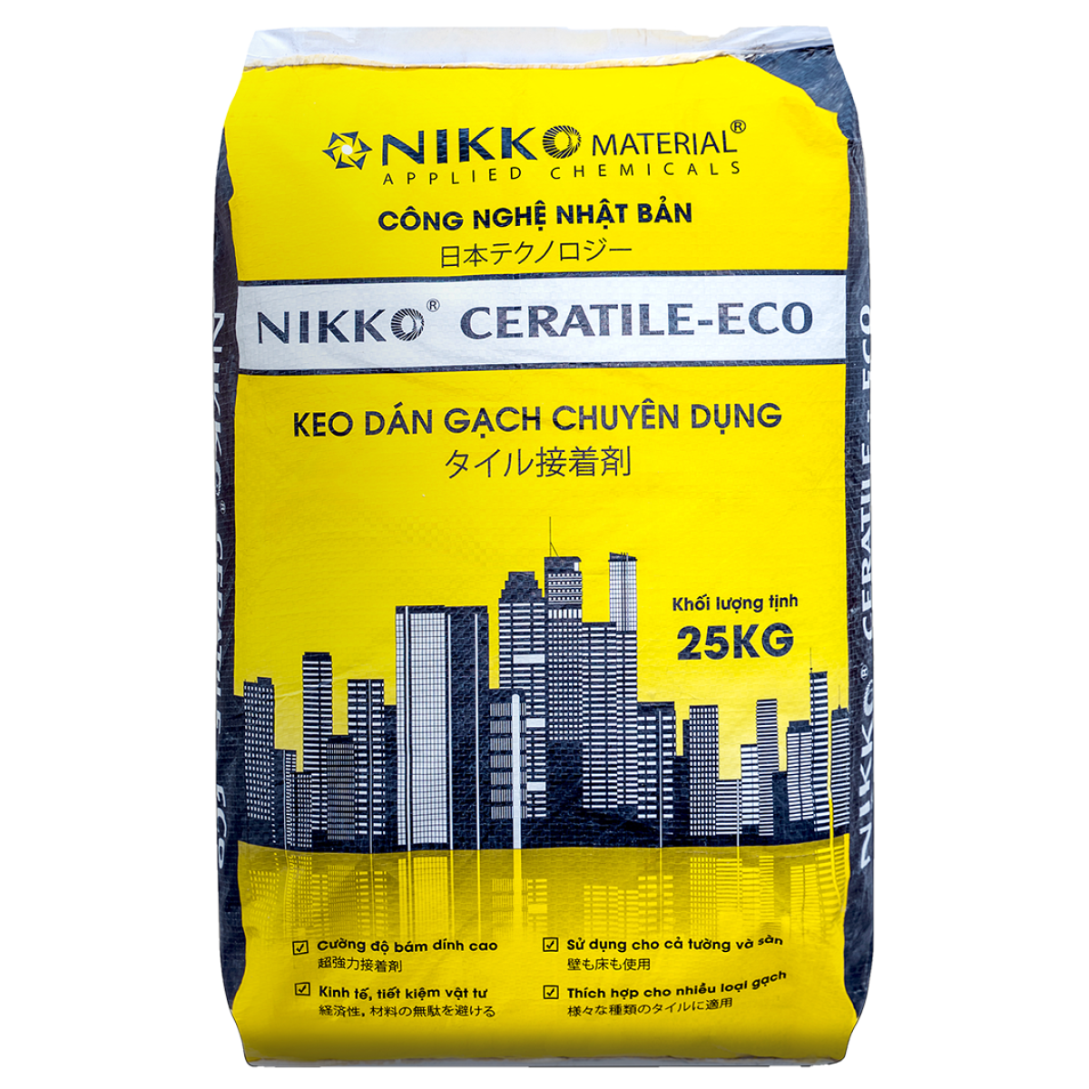 NIKKO CERATILE ECO – Vữa dán gạch gốc xi măng.