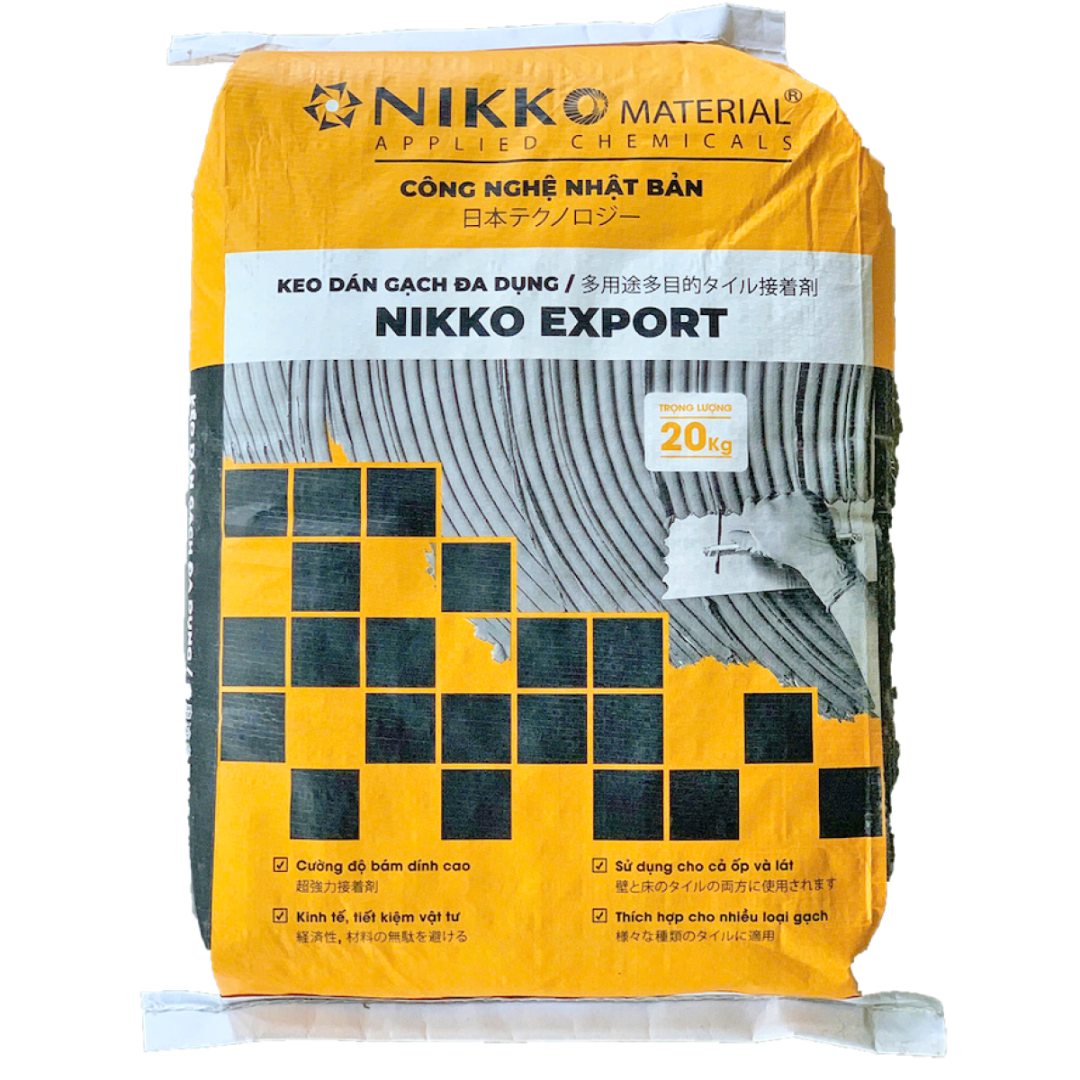 NIKKO EXPORT – Vữa dán gạch gốc xi măng cho dự án