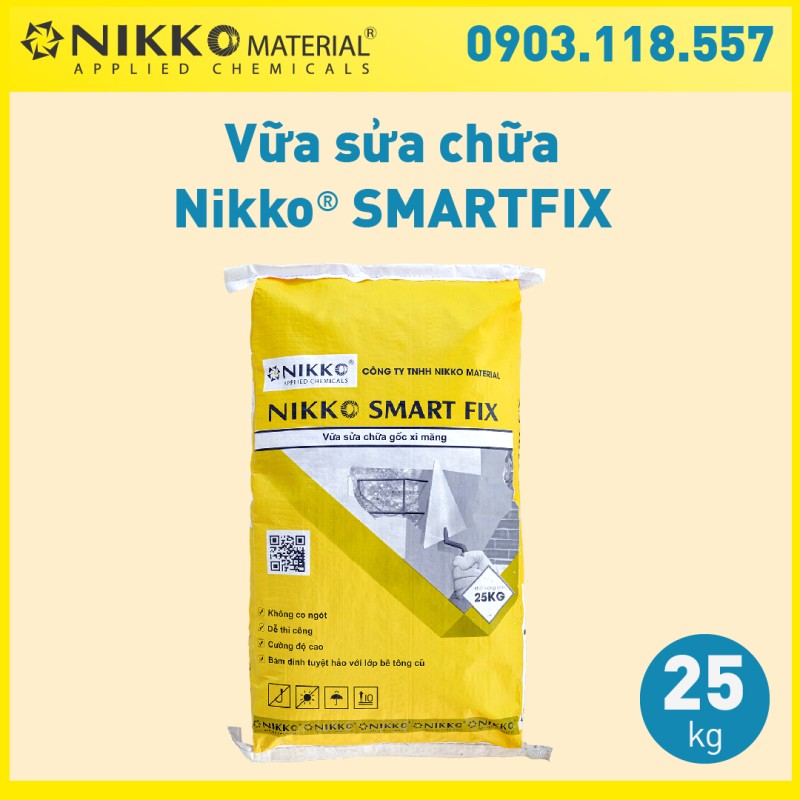 NIKKO SMART FIX – Vữa sửa chữa gốc xi măng