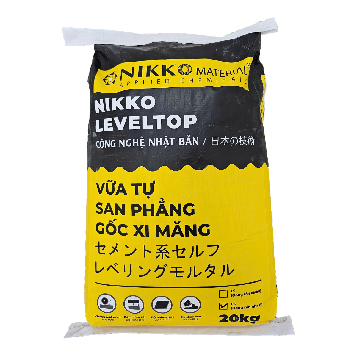 NIKKO LEVELTOP LS – Vữa tự san phẳng đóng rắn chậm