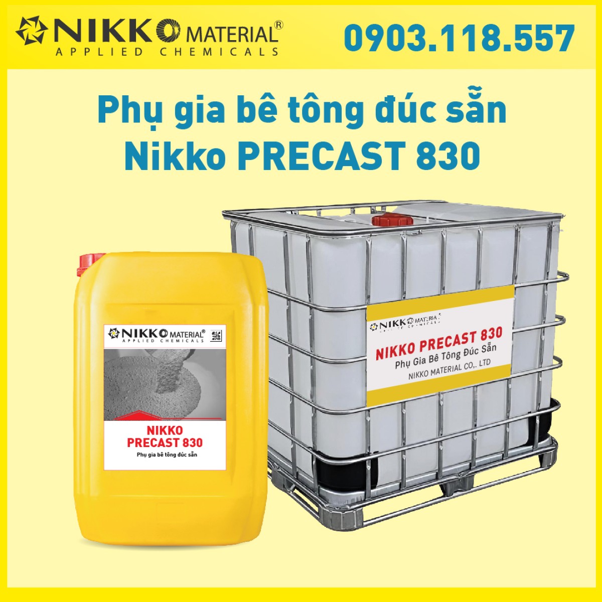 NIKKO PRECAST 830 - Phụ gia bê tông đúc sẵn