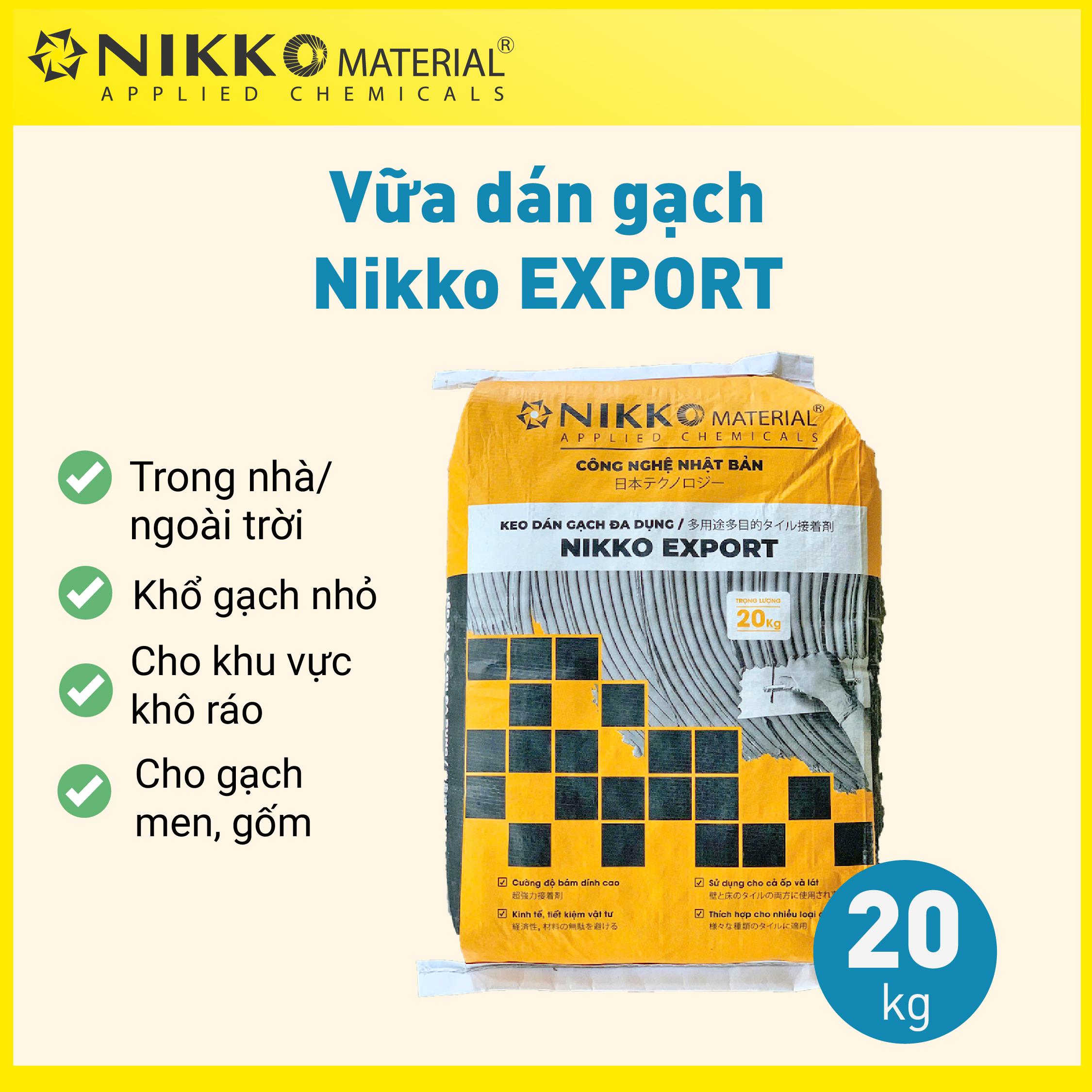 Keo dán gạch Nikko Export